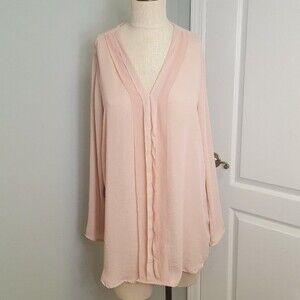 Joe Fresh Blush Blouse Sheer
